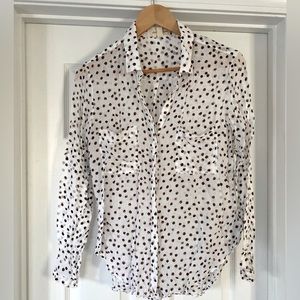 Cloth & Stone polka dot shirt